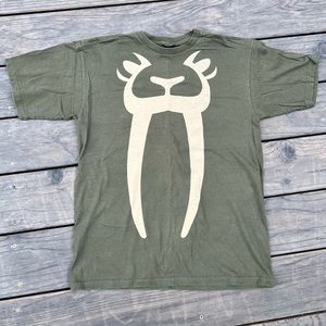 Upper Playground Green Walrus Tee